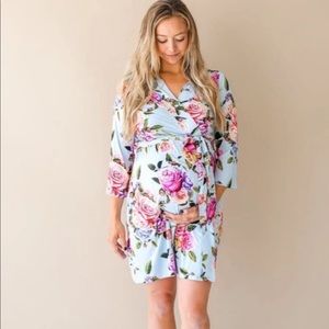 Posh peanut Country Rose Robe size Small. Like New.